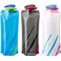 Fashion Flexible Collapsible Foldable Reusable 700ml Drink Water Bottles